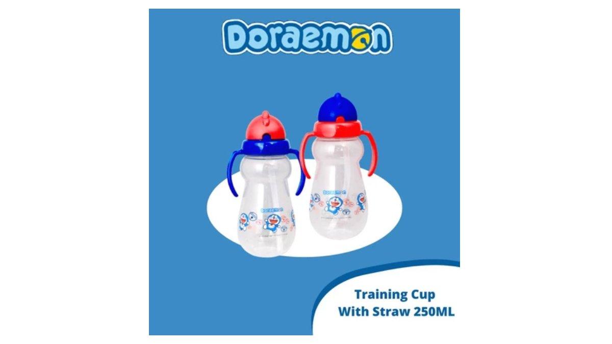 Ilustrasi rekomendasi Lusty Bunny Doraemon Training Cup With Straw