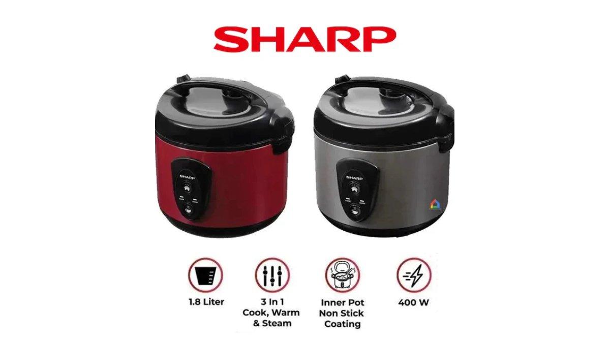 Ilustrasi rekomendasi Rice Cooker berkualitas merek Sharp KS N18MG
