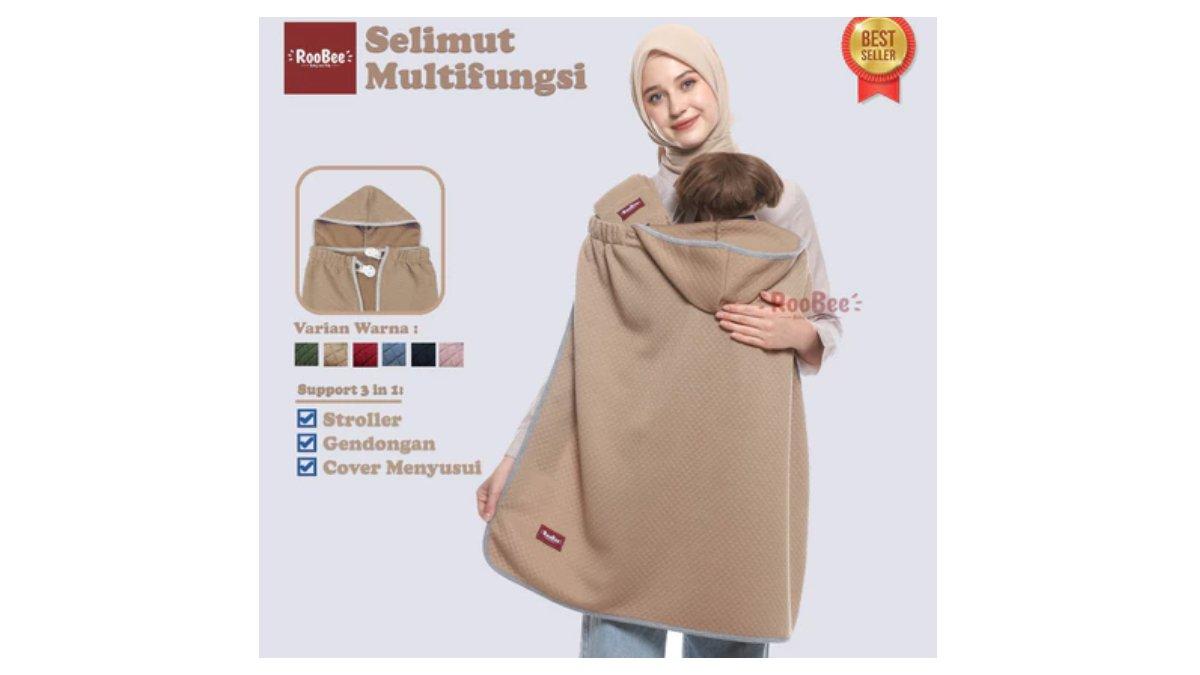 Ilustrasi rekomendasi RooBee Blanket On The Go Selimut Bayi Clip On