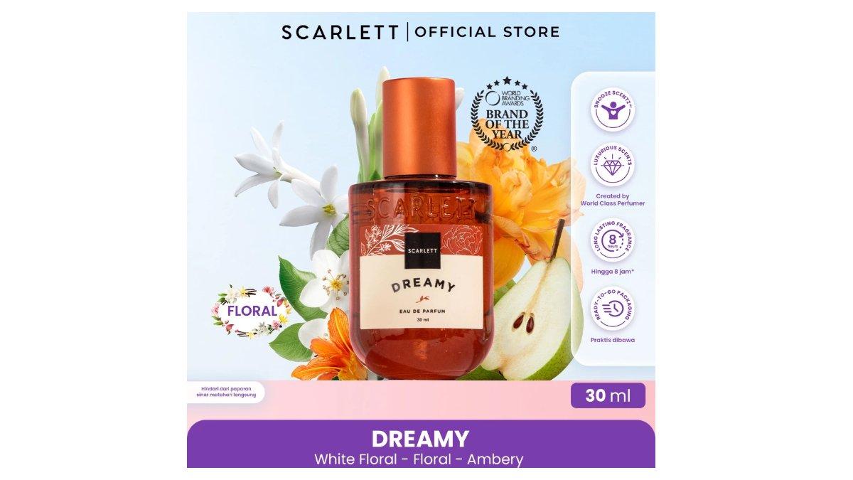 Ilustrasi rekomendasi Scarlett Whitening Eau De Parfum Dreamy