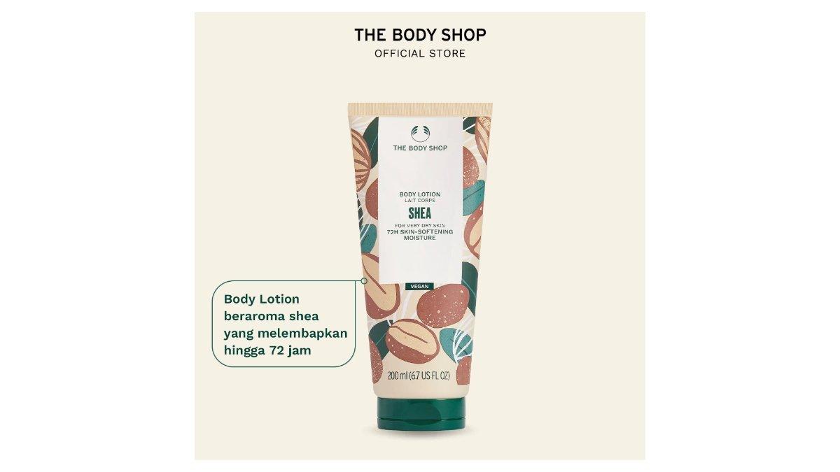 Ilustrasi rekomendasi The Body Shop Shea Body Lotion