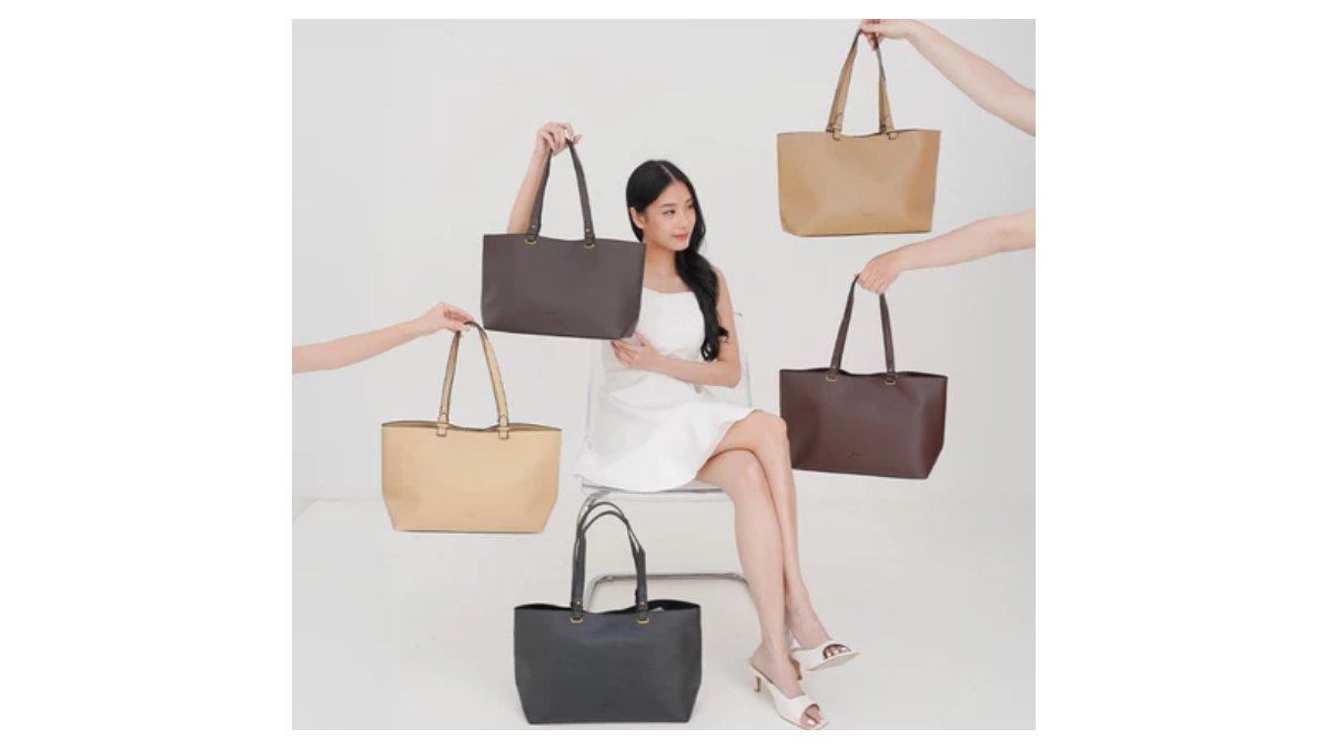 Ilustrasi rekomendasi Verite Tas Wanita Raya Tote Bag yang multifungsi