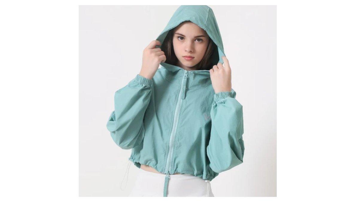 Vear - Evereth Windbreaker Crop Double Zipper