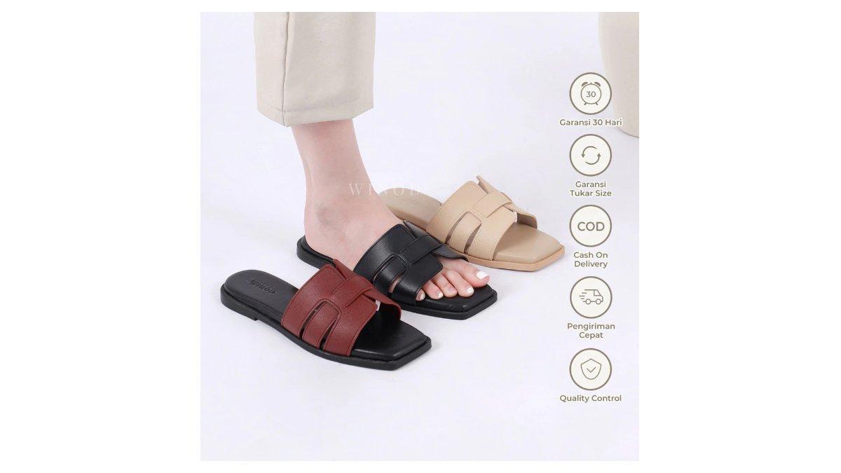 Ilustrasi rekomendasi Winod Zoe Sandal Wanita