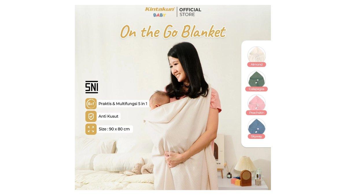 Ilustrasi rekomendasi blanket KINTAKUN BABY On The Go - selimut bayi newborn