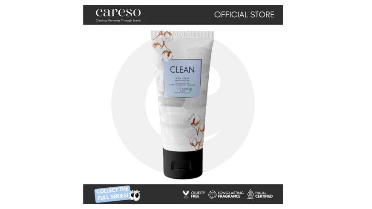 Ilustrasi rekomendasi body lotion Careso Clean yang segar