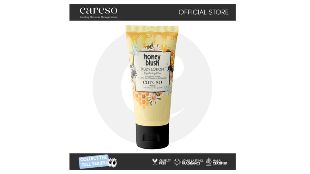 Ilustrasi rekomendasi body lotion Careso Honey Blush 