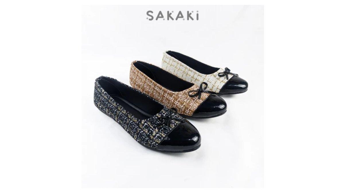 Ilustrasi rekomendasi flatshoes wanita murah SAKAKI Jiso