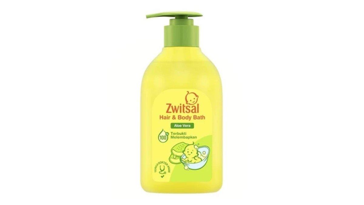 Ilustrasi rekomendasi produk 2 in 1 Zwitsal Hair and Body Bath Aloe Vera