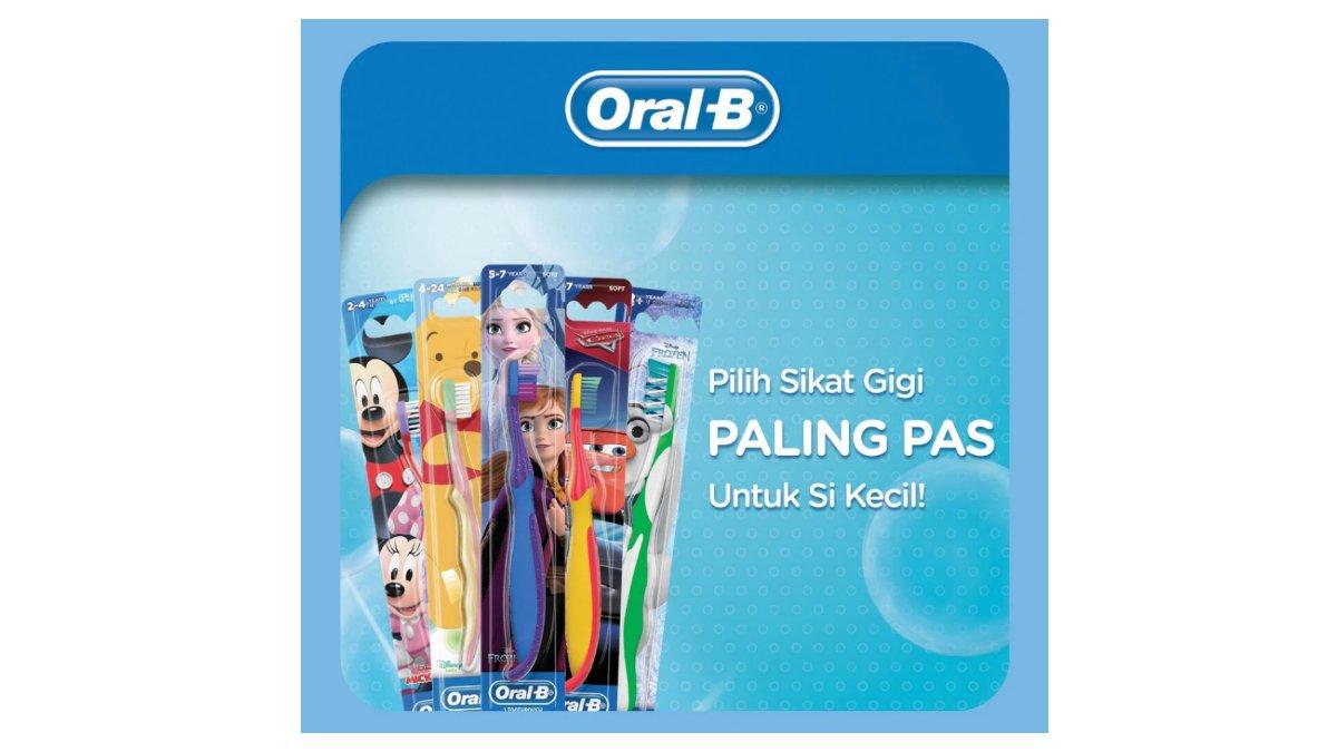 Ilustrasi rekomendasi sikat gigi Oral-B Kids Toothbrush Baby Soft