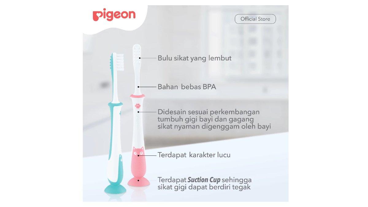 Ilustrasi rekomendasi sikat gigi anak Pigeon Training Toothbrush
