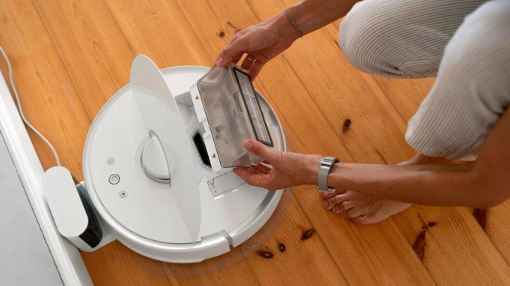 Ilustrasi robot vacuum.