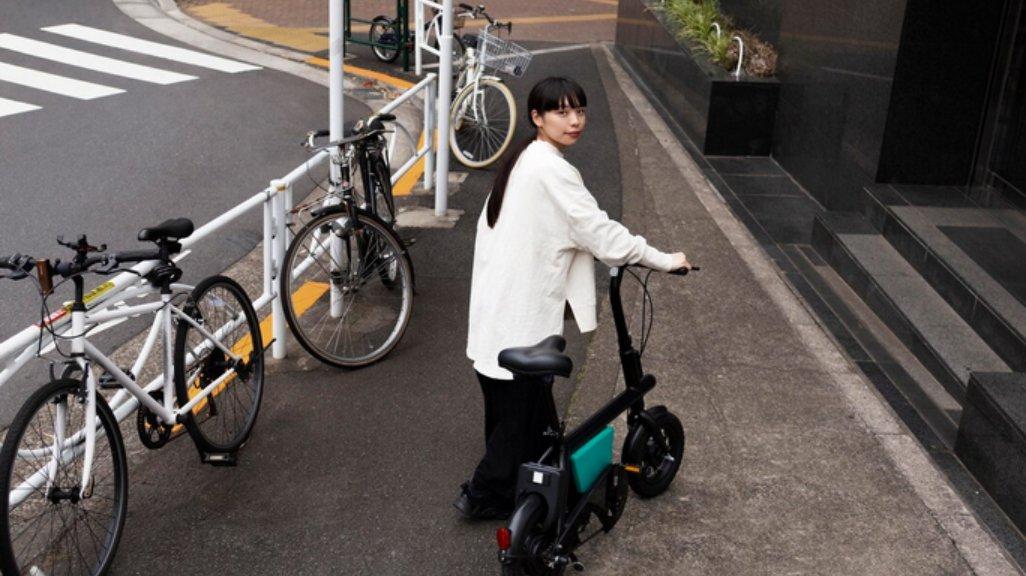 Ilustrasi sepeda listrik.