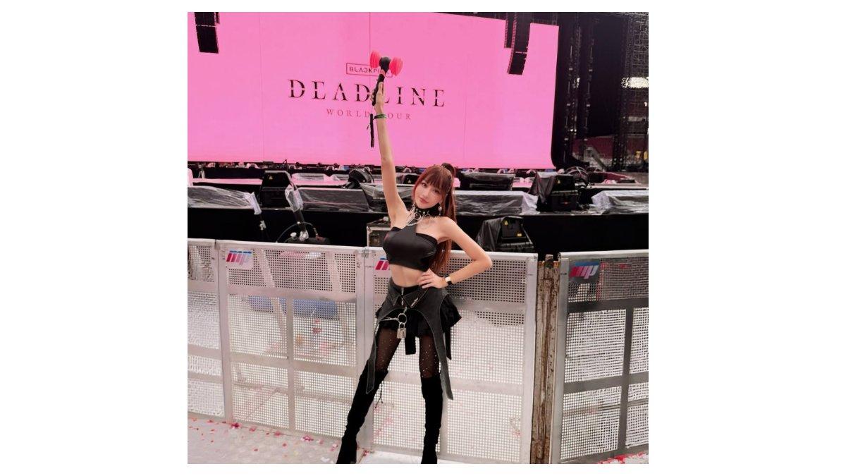 Ilustrasi style Lucinta Luna nonton Konser Blackpink di Jakarta