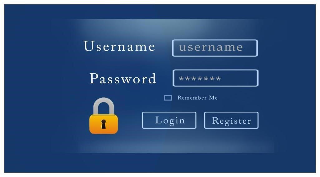 Ilustrasi tampilan register password manager