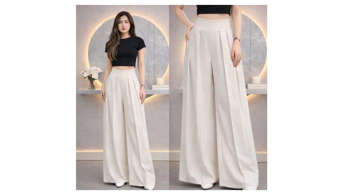 Tips Mix and Match Celana Kulot untuk Outfit Sehari-hari - Tribunshopping.com