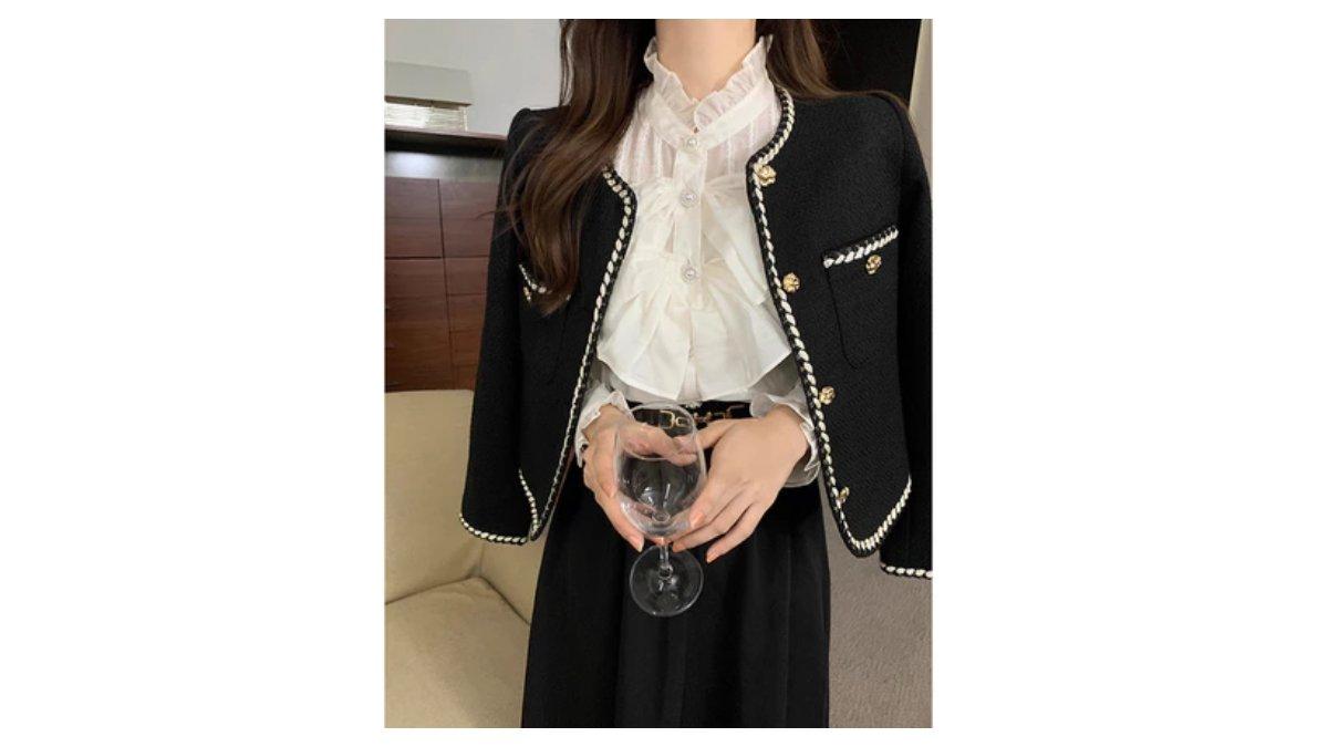 Ilustrasi tips dan trik fashion Nataru dengan teknik layering