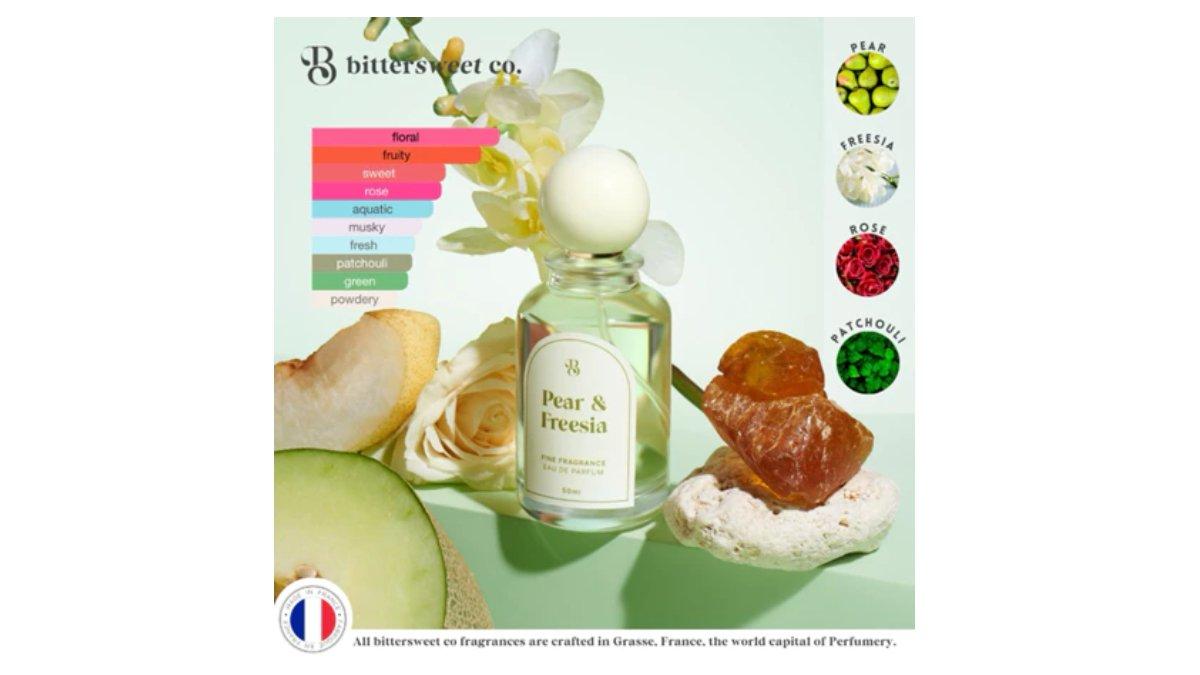 Ilustrasi varian BITTERSWEET CO Eau de Parfum Pear & Freesia 