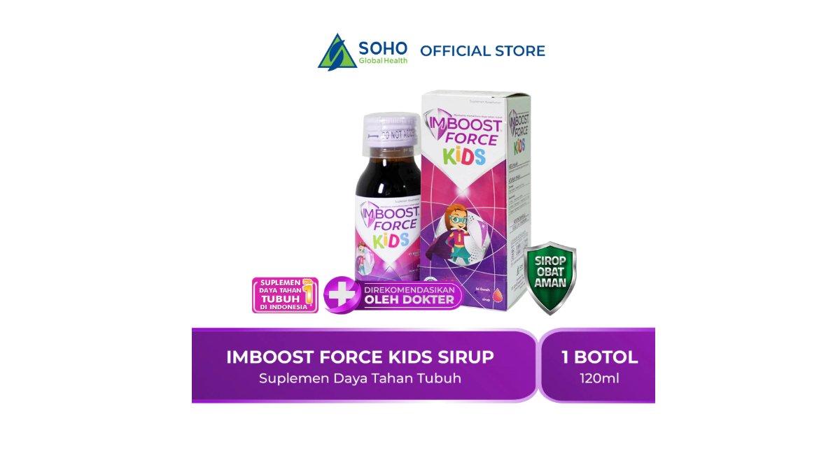 Imboost Force Kids Sirup Suplemen Daya Tahan Tubuh/Penambah Nutrisi 120ml