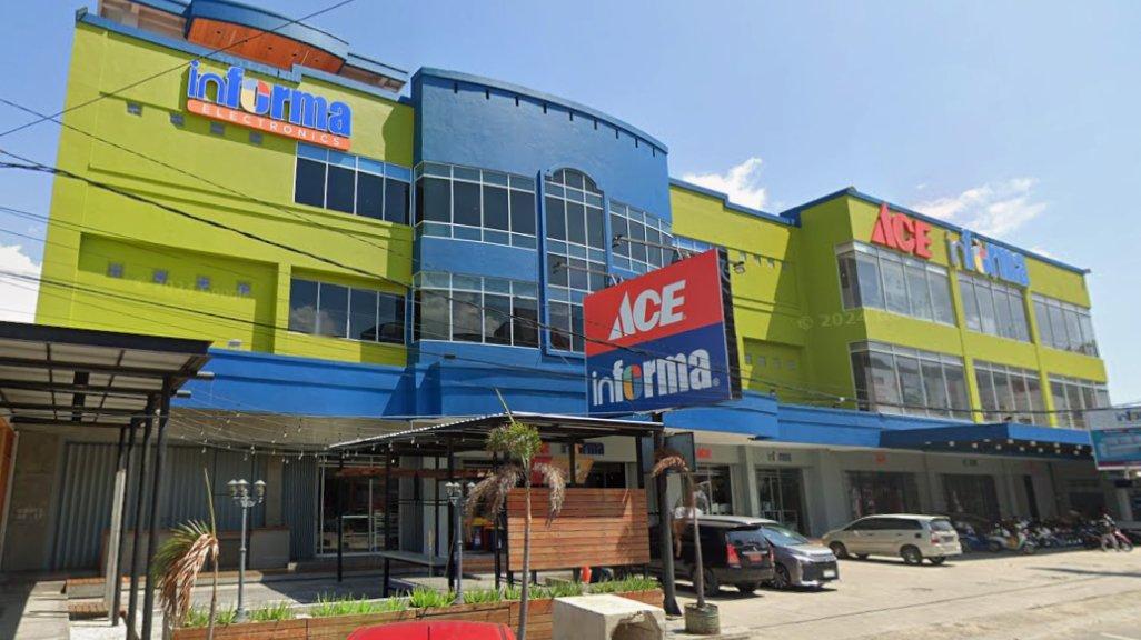 Foto Toko Informa Electronics Gorontalo di Gedung Informa, Jl. S. Parman No.30 Lt. 2, Biawao, Kota Selatan, Kota Gorontalo, Gorontalo 96133 yang diambil Google Maps pada Desember 2023.