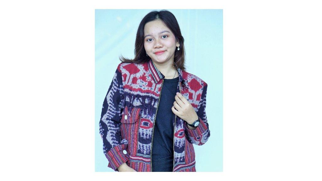 Jaket Tenun Bahan Troso Mix Lurik Furing Katun dari Ecozie