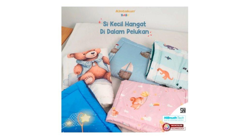 KINTAKUN BABY Selimut Comforter Bedcover Only Bayi Digital Printing 75 x 100