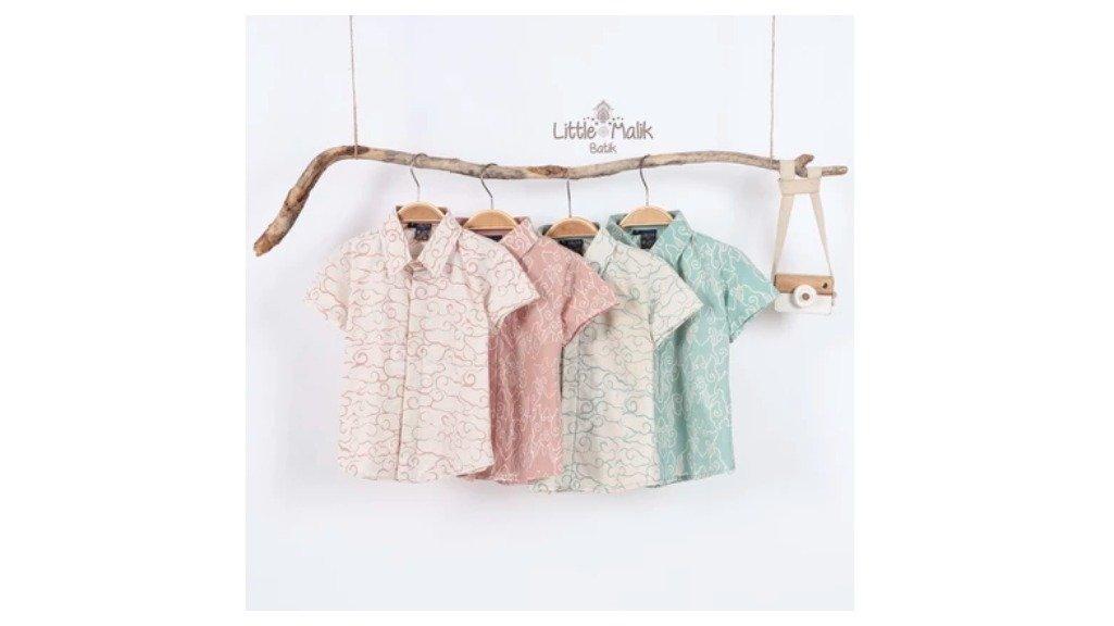Kemeja Batik Anak Lengan Pendek By Little Malik Batik, Garutan