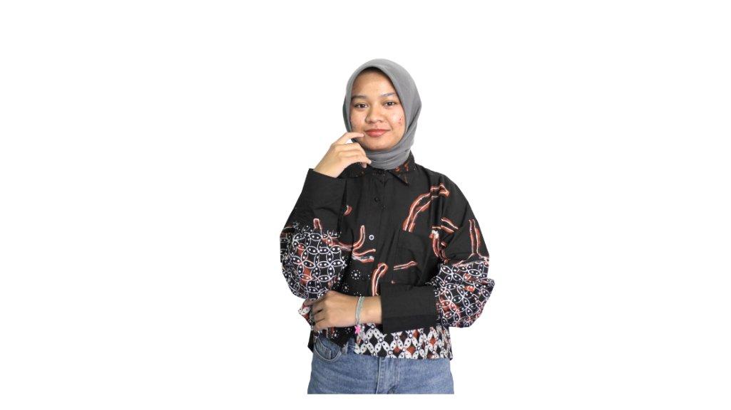 Kemeja Batik Tulis Wanita Lengan Panjang dari Daradjati Batik