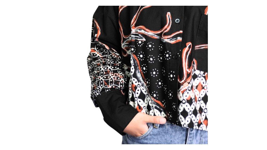 Kemeja Batik Tulis Wanita Lengan Panjang dari Daradjati Batik