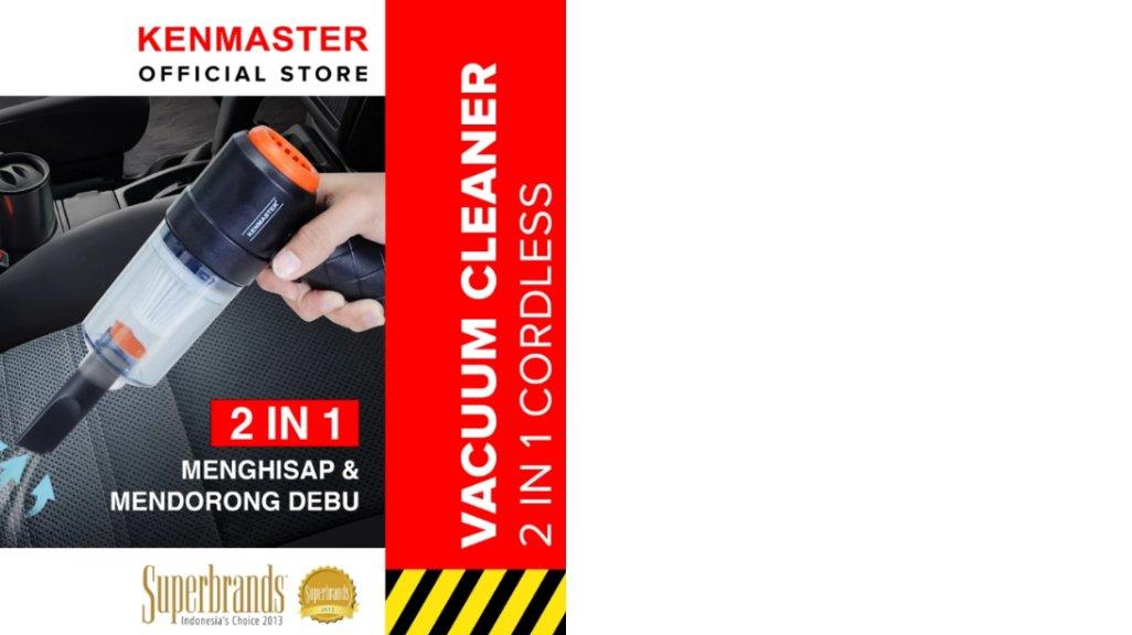 Kenmaster Vacum Cleaner Portable 2 IN 1 KM-2037 Wireless / Vacum serbaguna / Penyedot Debu Rumah & Mobil