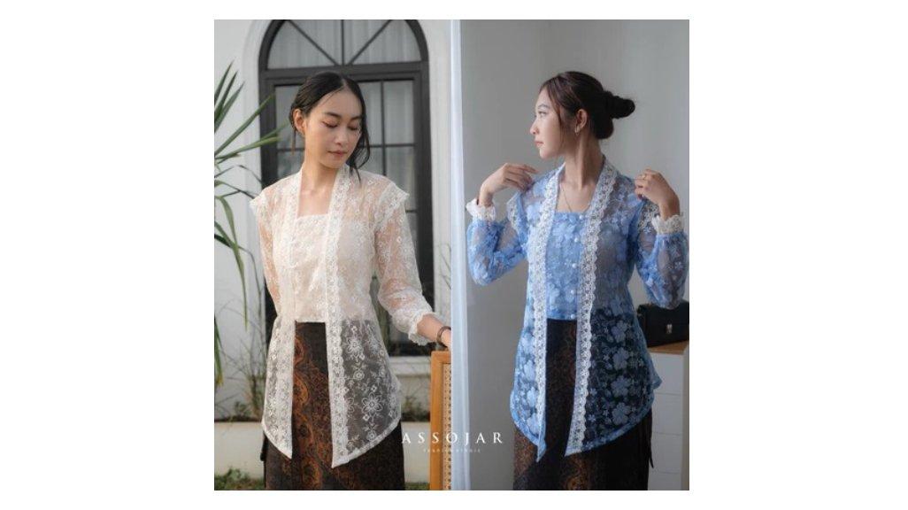 Kirana - Atasan Kebaya Kutubaru Modern by Assojar Fashion
