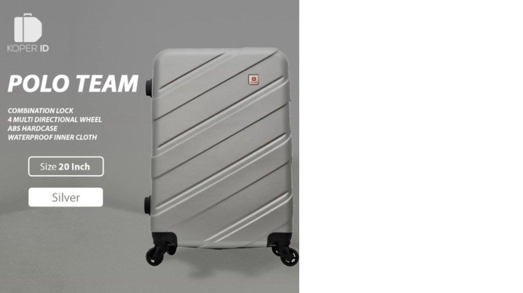 Koper Polo Team Hardcase Kabin size 20 inch 040 - Silver