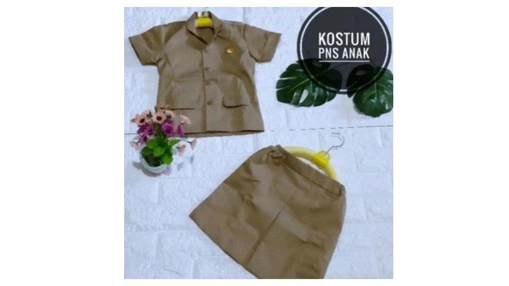 Kostum Seragam PNS Anak Junior // Baju Pegawai Negeri Sipil Baju Profesi Anak