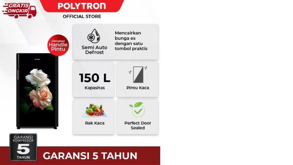 Review Lengkap Kulkas Polytron Belleza PRA 15DRD, Harga 1 Jutaan ...