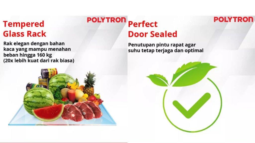 Review Lengkap Kulkas Polytron Belleza PRA 15DRD, Harga 1 Jutaan ...