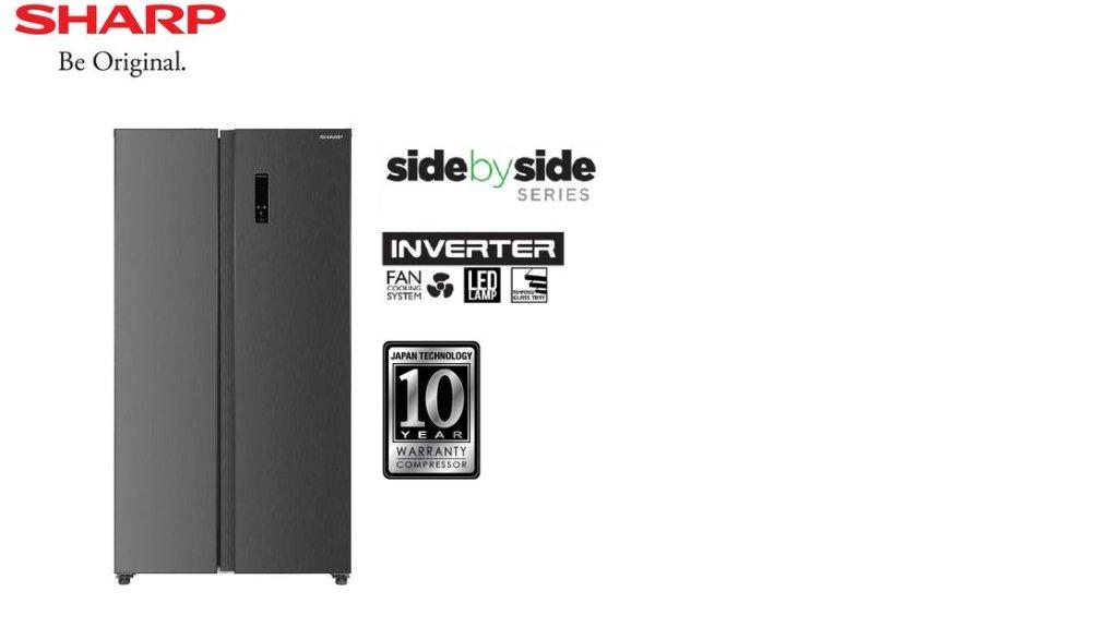 Sharp Side Review Lengkap Kulkas Sharp Side By Side SJ-IS60MB-DS, Cek Fitur ...