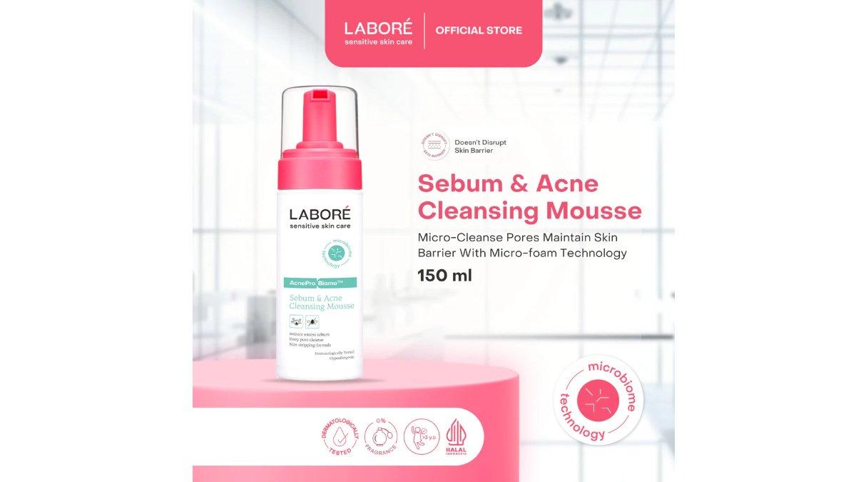 LABORE Sensitive Skin Care AcnePro Biome Sebum & Acne Cleansing Mousse