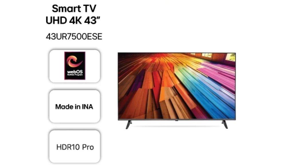 LG Televisi / SMART TV UHD 4K 43