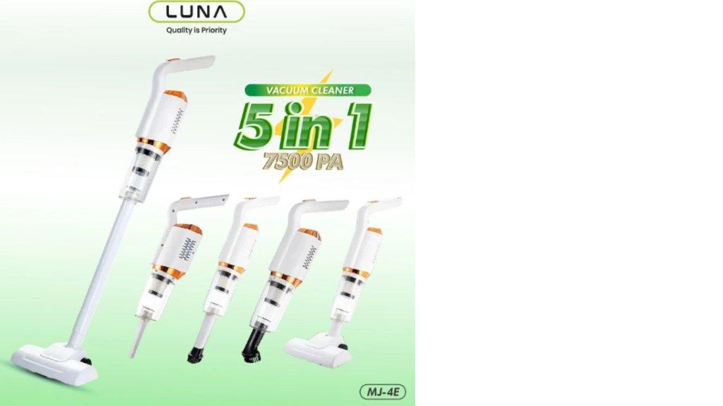 LUNALIFE 5-in-1 Vacuum Cleaner Cordless Penyedot Debu Portable 7500Pa Tanpa Kabel