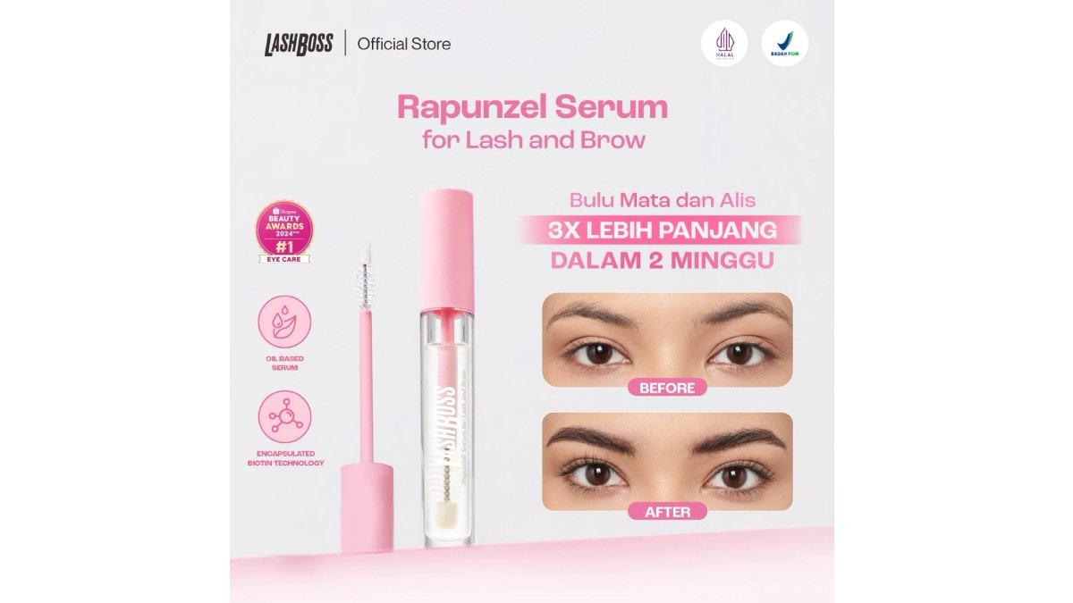 LashBoss Serum Bulu Mata dan Alis Rapunzel Serum