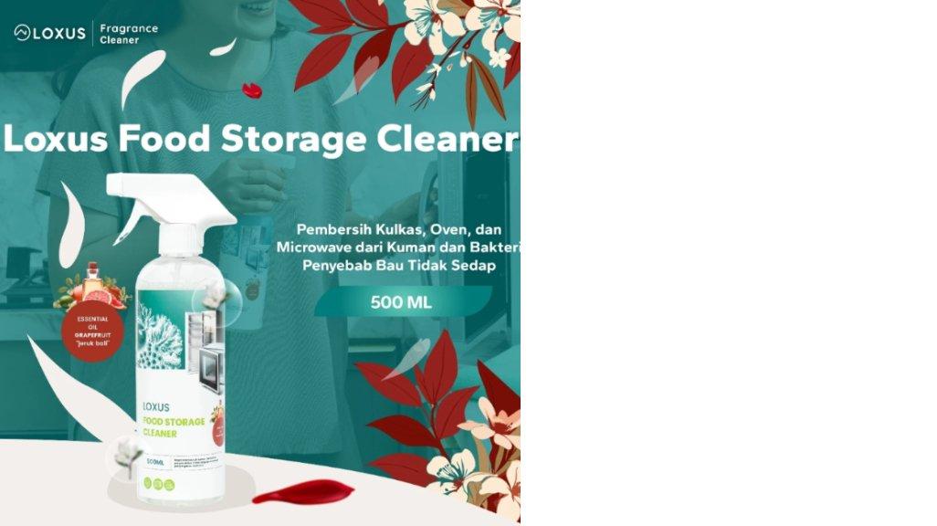 Loxus Food Storage Cleaner Pembersih Kulkas, Oven dan Microwave dari Kuman dan Bakteri Penyebab Bau Tidak Sedap
