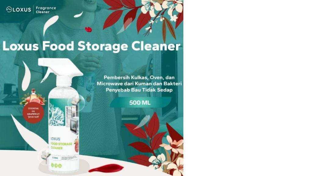 Loxus Food Storage Cleaner Pembersih Kulkas, Oven dan Microwave dari Kuman dan Bakteri Penyebab Bau Tidak Sedap