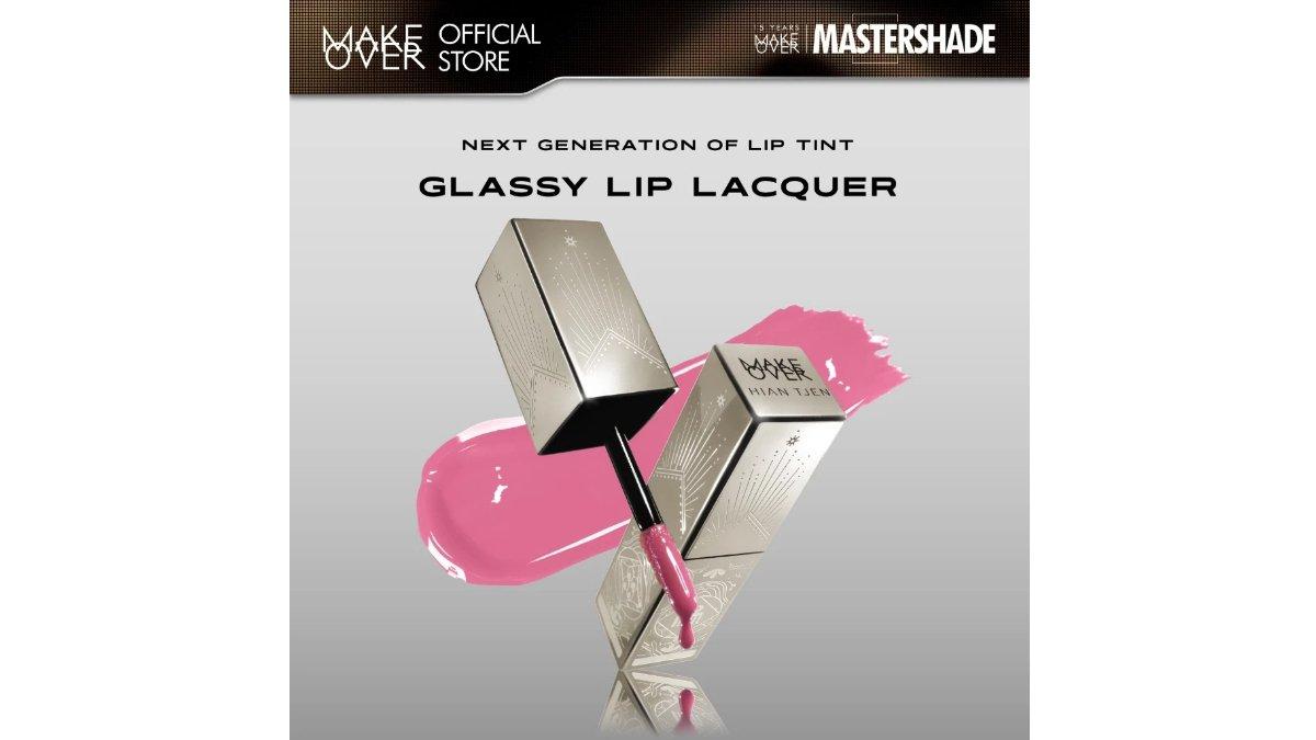 MAKE OVER Glassy Lip Lacquer X Hian Tjen