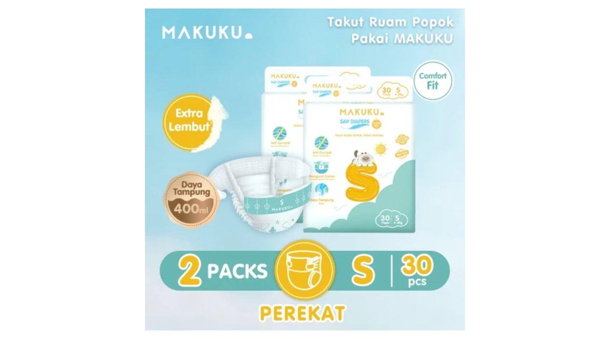  MAKUKU SAP Diapers Comfort Fit Tape S30