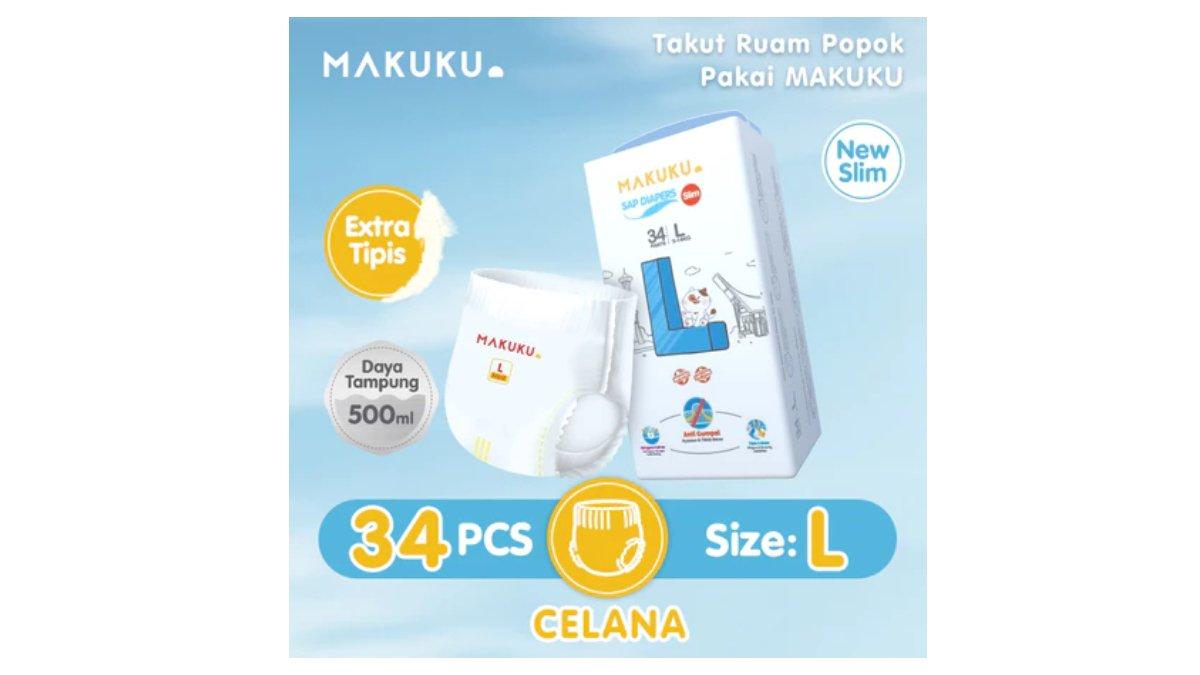 MAKUKU SAP Diapers Slim L34
