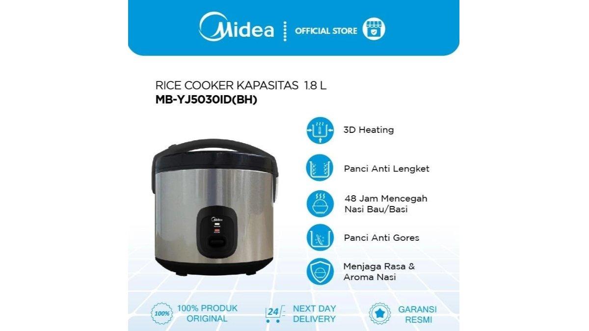 MIDEA Rice Cooker MB-Y 5030ID-WP