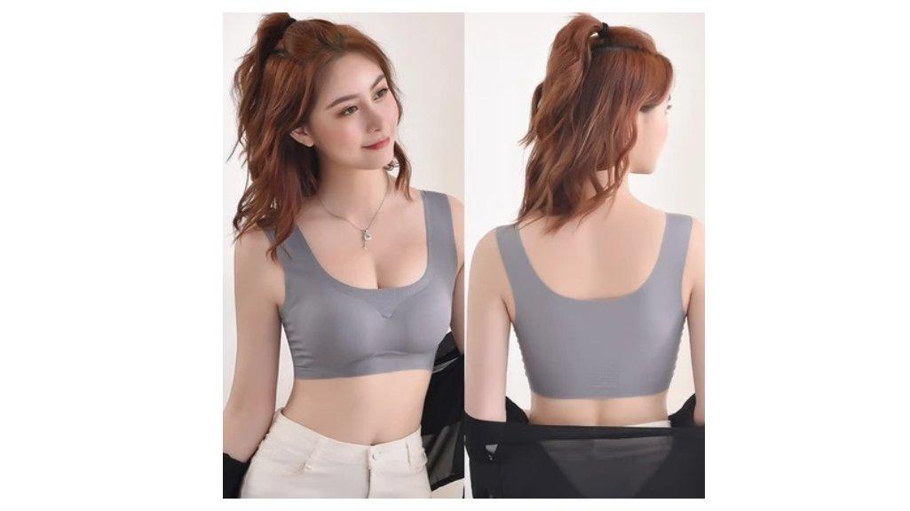MISAN - BH Jepang yoga olahraga Bra Seamless Wanita pakaian dalam Bra Push up Tank-top Bisa COD 1904
