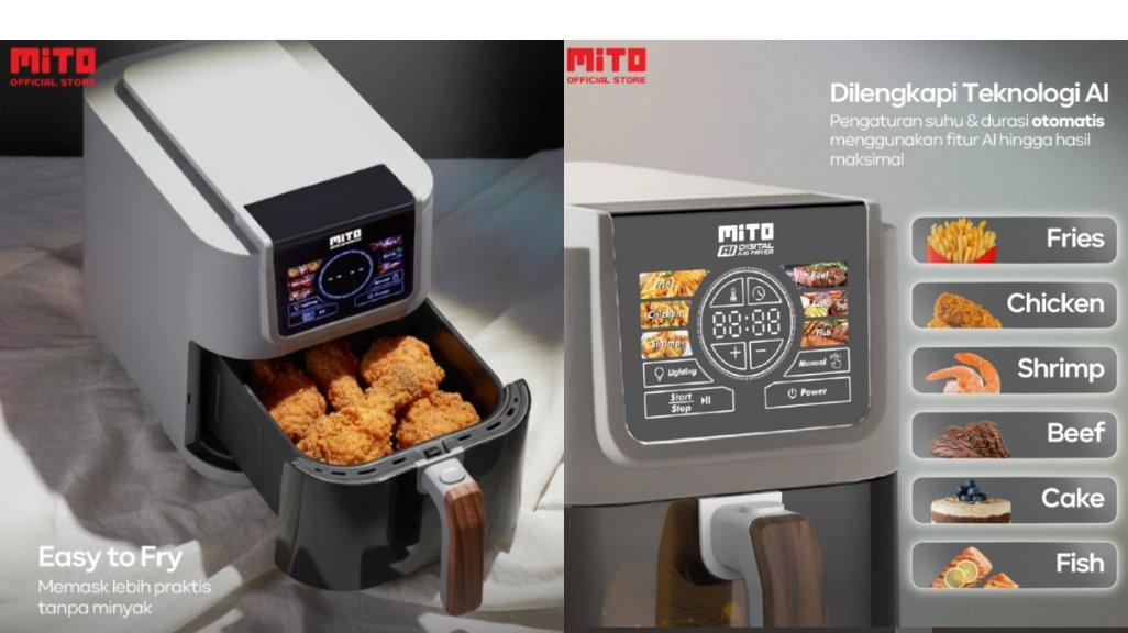 Review Lengkap Air Fryer MiTO AF6 yang Turun Harga Jadi di Bawah 1 Juta