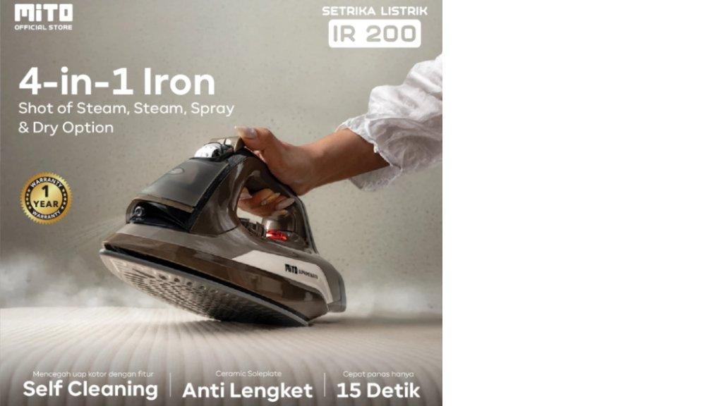 MITO IRON200 Setrika Uap dan Kering 4in1