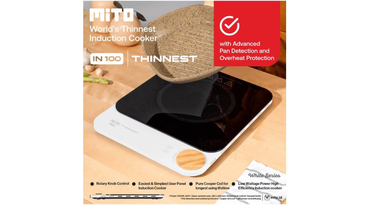 MITO Kompor Induksi Super Tipis Induction Cooker IN100